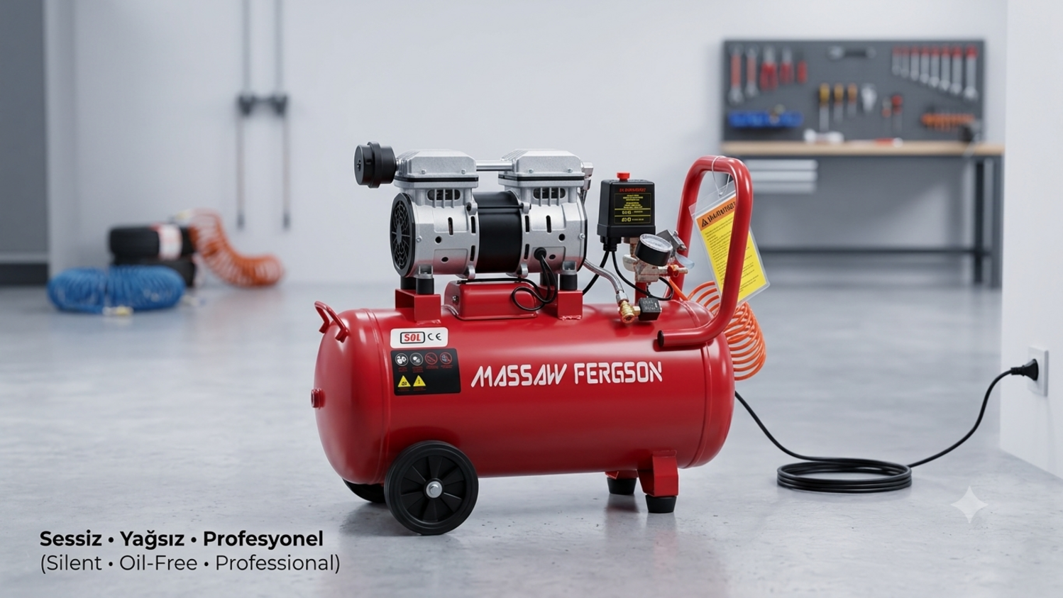 MASSAW FERGSON KOMPRESÖR 50LT SESSİZ